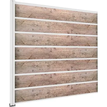 Plot Gutta Gutta Guttafence Premium laminát prodloužení plotových dílců antracit / hnědá 1940 mm 1980 mm | cena za ks