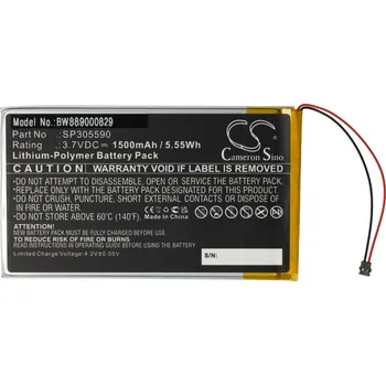 Baterie k notebooku VHBW Baterie pro Kobo Aura HD, 1500 mAh