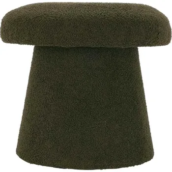 Taburet Homestyling Taburet ve tvaru houby 43 cm olivově zelená