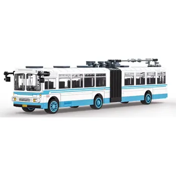 ostatní stavebnice Wange 4975 – Trolejbus, 518 dílků | Kompatibilní stavebnice