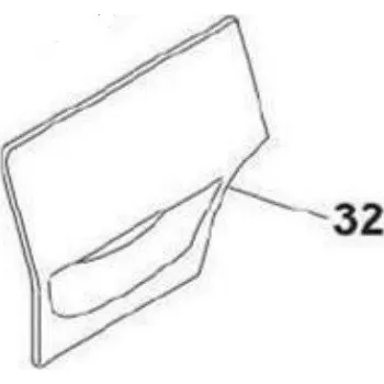 Praní a péče o prádlo 70004097 - Víko násypky pro pračku Candy