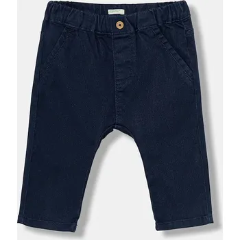 Kojenecké kalhoty United Colors of Benetton tmavomodrá barva, 4AU0AF018 4AU0AF018.W.reproposed 59X, vel. 74