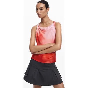 Dámská halenka Halenka Desigual Cel rosa palo velikost L