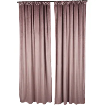 LIVARNO® Sada závěsů, 2dílná, 135 x 254 cm (světle růžová)