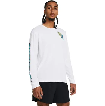 Pánské tričko Pánské tričko Under Armour Run Anywhere velikost M white