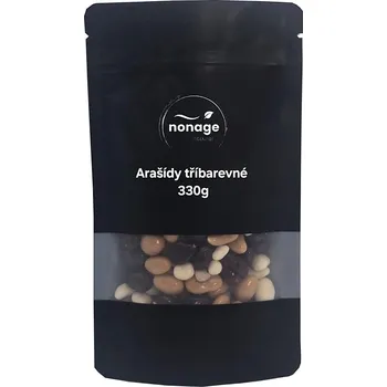Sušená potravina NONAGE Arašídy tříbarevné 330&nbsp;g