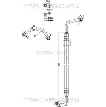 Vedení klimatizace Triscan 9010 28006 Hadice vysokého/nízkého tlaku, klimatizace