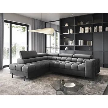 Sedací souprava Rohová sedací souprava rozkládací FERUCCE - látka Paros 06 skladem