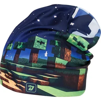 Čepice Dráče Fleecová čepice Yetti - Modrá, herní svět - vzor 63 Obvod: 48 - 50 cm