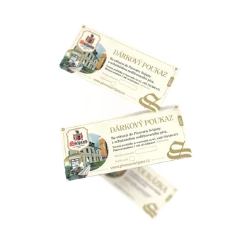 Dárkový potravinový koš Dárkový poukaz na exkurzi v Pivovaru Svijany