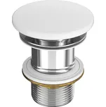 CERSANIT Keramická umyvadlová zátka bez přepadu 5/4" eurowhite K11-2376