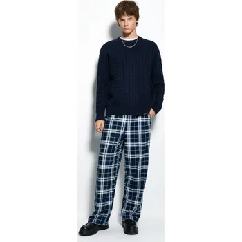 Pánské kalhoty Kostkované kalhoty - XXL - House - námořnictvo - 193HP-59X