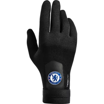 Rukavice Unisex hráčské rukavice Nike Chelsea FC 25/26 Therma-Fit Academy černé