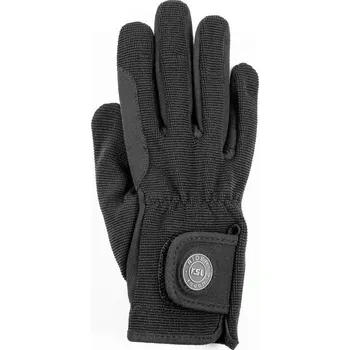 Vybavení pro jezdce RSL Rukavice jezdecké Holly RSL, dětské, black/black 6XS