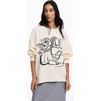 Pánské oblečení Mikina Desigual Patch crudo velikost XXL