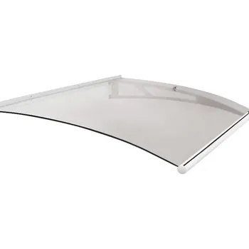 Stříška nad vchodové dveře Prodlužovací modul Polymer Lightline L 816 x 950mm čirá