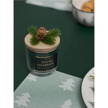 Svíčka Sinsay - Vonná svíčka Winter Celebration - tmavě zelená - 612BO-79X - 612BO-79X-ONE