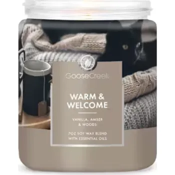 Svíčka Svíčka s 1-knotem 0,2 KG WARM & WELCOME, aromatická v dóze KP|Goose Creek