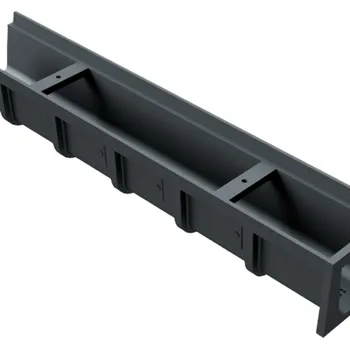 Odvodňovací žlab Vlček bilina® G D400 litinová svodnice - žlab A (přímý odtok) přímý odtok | cena za ks