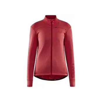 cyklistický dres CRAFT CORE Bike SubZ LS W červená 1911429-414000 L; Červená dres + DÁREK DLE VÝBĚRU!