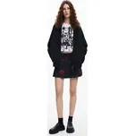 Sukně Desigual Arty Lacroix rojo roja velikost L