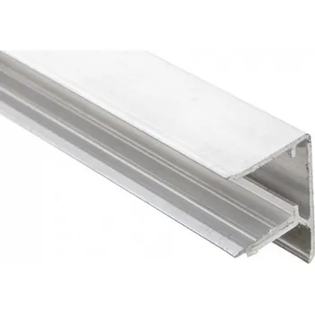 Stavební profil T-plastics U profil hliníkový s okapnicí , provedení hliník, tl. 6mm, délka 6m 6000 mm, přírodní hliník | cena za bm