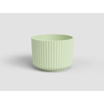 Květináč Květináč Luna, 14 cm, keramika, světle zelená