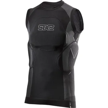 Pánské tričko SIXS PRM SMX chráničové tričko bez rukávů Černá M/L
