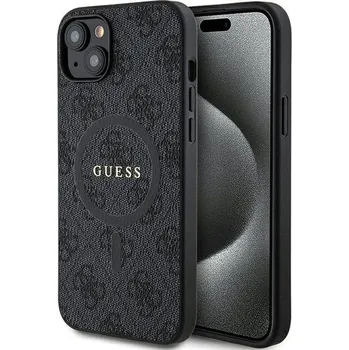 Telefonní příslušenství Pouzdro GUESS pro IPHONE 14 kompatibilní s MagSafe GUHMP14SG4GFRK (4G Ring classic logo) černé
