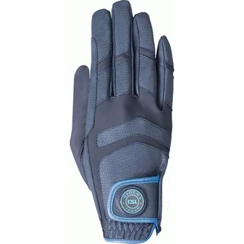 Vybavení pro jezdce RSL Rukavice jezdecké Palma RSL, navy/light blue XXL