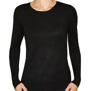 Dámský svetr Příjemný dámský svetřík Marinello 16230 černý velikost S