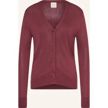 Dámský svetr Calvin Klein Dámský Pletený Kardigan, tmavě červená, 40