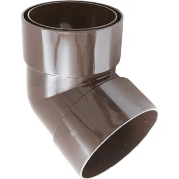 okap Gutta Aqua plastové okapové koleno 67,5° 110 mm hnědá | sleva 1% | cena za ks