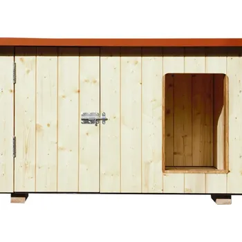 Bouda pro psa Bohemit Dřevěná psí bouda LuckyBoy 134 x 92 x 84 cm Střední plemena | cena za ks