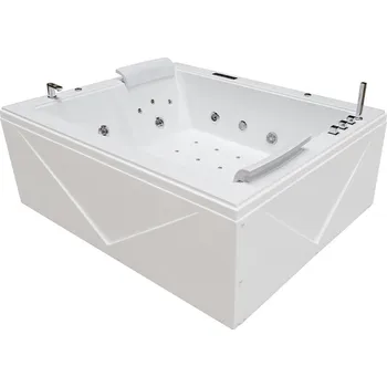 Vana BPS-koupelny Hydromasážní vana HYD-DI666 180x150 s ohřevem vody