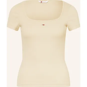 Dámské tričko Tommy Jeans Dámské Tričko, béžová, 34