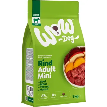 Krmivo pro psa WOW Dog granule Hovězí Adult 1kg Minis