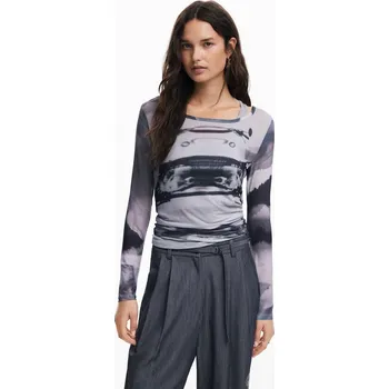 Dámské tričko Tričko Desigual Pisa negro velikost XS