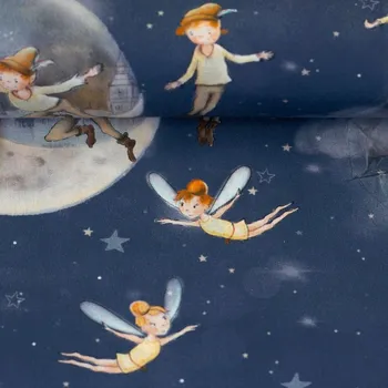 SWAFING Bavlněná látka Fairy Tale Petr Pan