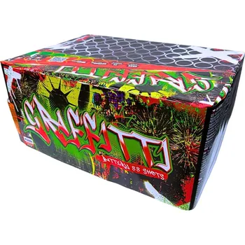 Zábavní pyrotechnika Kompaktní ohňostroj GRAFFITI 88 ran 25mm