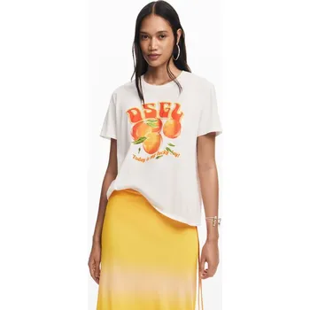 Pánské oblečení Tričko Desigual Vale blanco velikost XL