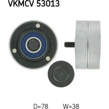 Vratná/vodicí kladka, klínový žebrový řemen SKF VKMCV 53013