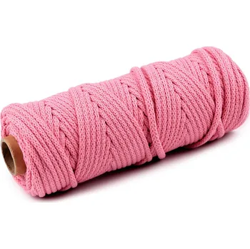 Příze Šňůra / příze s duší Ø5 mm Varianta: 34 /13 růžová světlá, Balení: 50 m