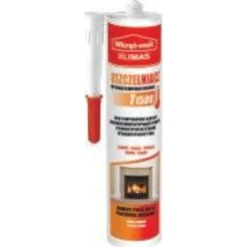 stavební silikon Klimas Wkręt-met SILIKON VYSOKOTEPLOTNÍ ČERNÝ | sleva 19% | cena za ks