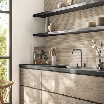 Obklad Mykonos Stick Wood Mat 30x90 1 m2