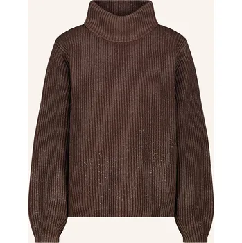 Dámský svetr Monari Dámský Svetr S Třpytivou Přízí, tmavě hnědá /...