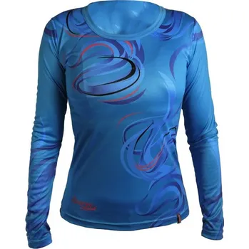 cyklistický dres Dres dlouhý dámský HAVEN Energy Crazy long modrý L