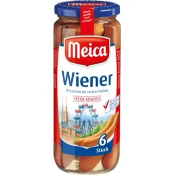 uzenina Meica Wiener Extra Knackig 6 ks 540 g 