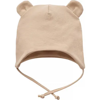Kojenecké oblečení PINOKIO Lovely Day Čepička se zavazováním Beige Velikost (od výrobce): 50