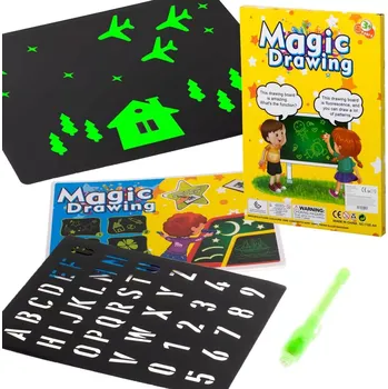 Hračka KIK KX6218 Kreativní sada na kreslení s UV perem
